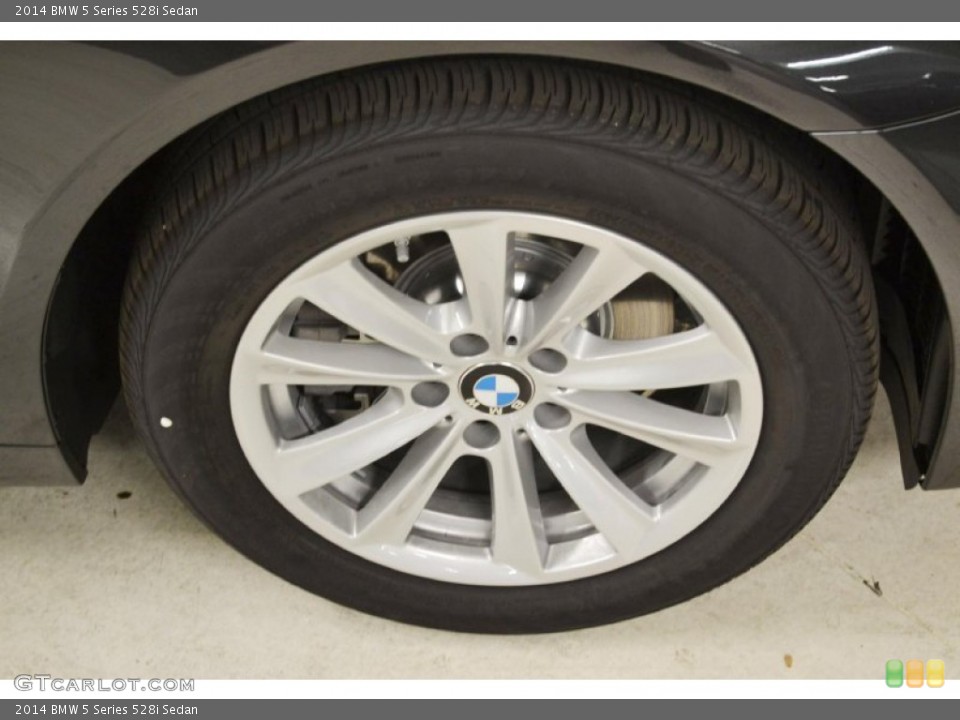2014 BMW 5 Series 528i Sedan Wheel and Tire Photo #85584064