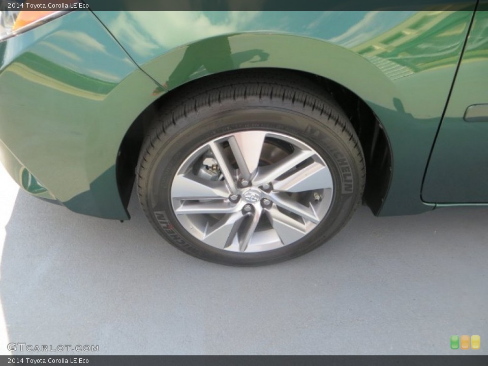 2014 Toyota Corolla LE Eco Wheel and Tire Photo #85601587