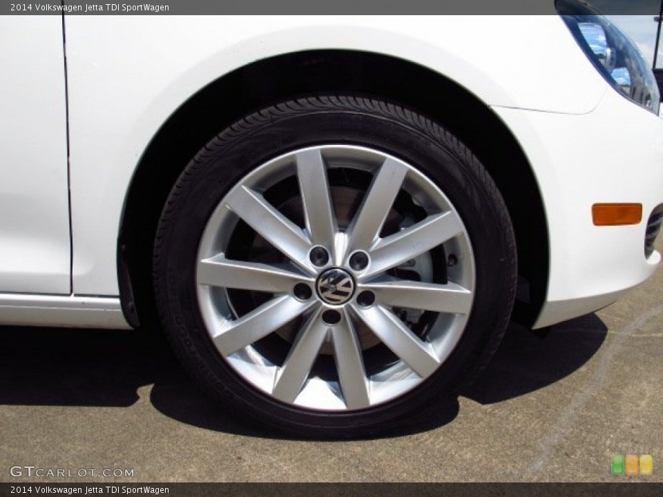 2014 Volkswagen Jetta TDI SportWagen Wheel and Tire Photo #85603543