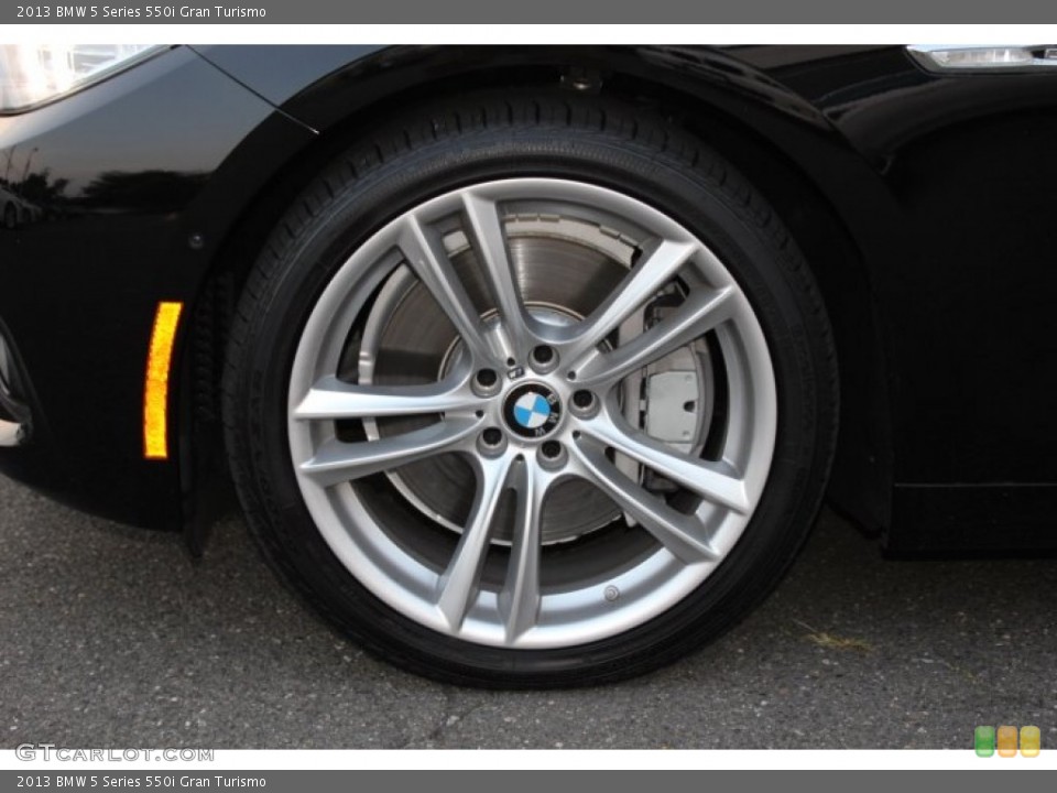 2013 BMW 5 Series 550i Gran Turismo Wheel and Tire Photo #85605646