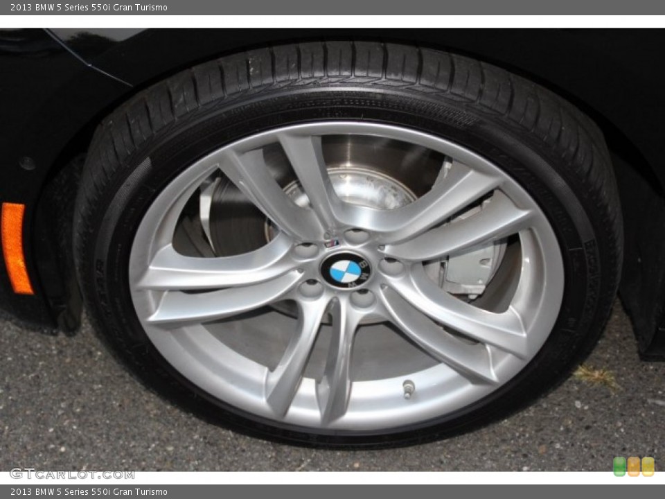 2013 BMW 5 Series 550i Gran Turismo Wheel and Tire Photo #85605667