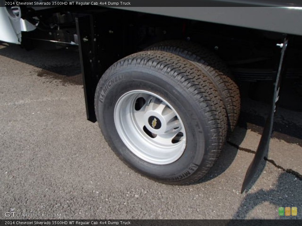 2014 Chevrolet Silverado 3500HD WT Regular Cab 4x4 Dump Truck Wheel and Tire Photo #85608546