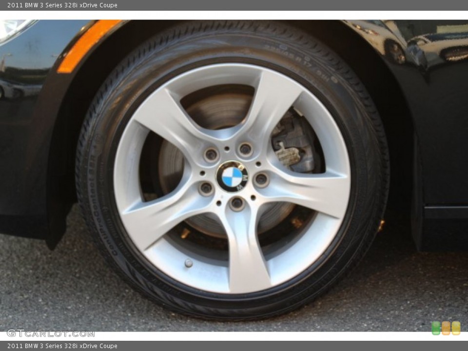 2011 BMW 3 Series 328i xDrive Coupe Wheel and Tire Photo #85609156