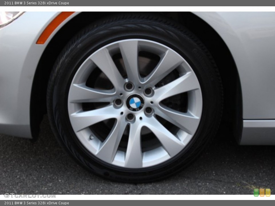 2011 BMW 3 Series 328i xDrive Coupe Wheel and Tire Photo #85609867