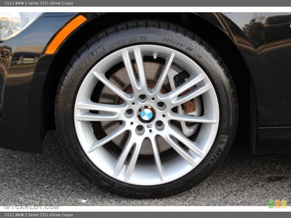 2011 BMW 3 Series 335i xDrive Coupe Wheel and Tire Photo #85611301