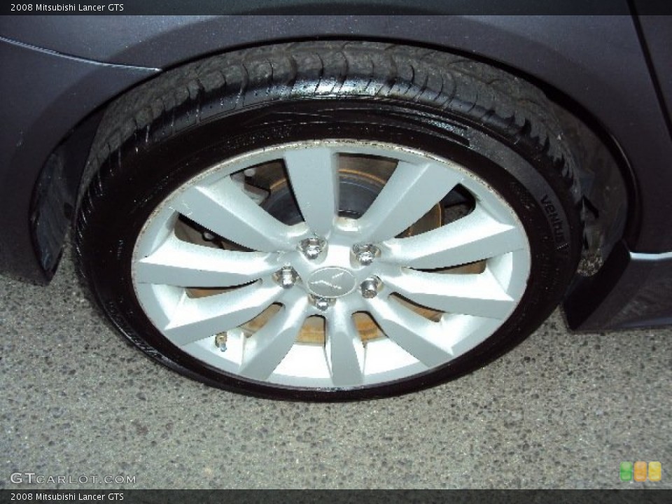 2008 Mitsubishi Lancer GTS Wheel and Tire Photo #85624261