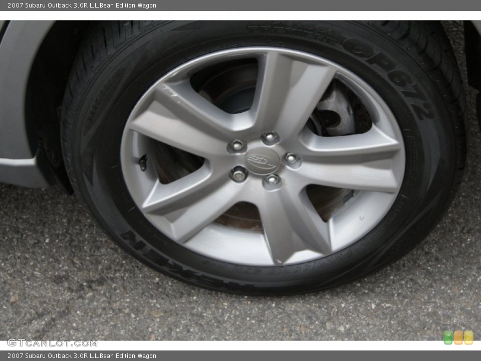 2007 Subaru Outback 3.0R L.L.Bean Edition Wagon Wheel and Tire Photo #85626186