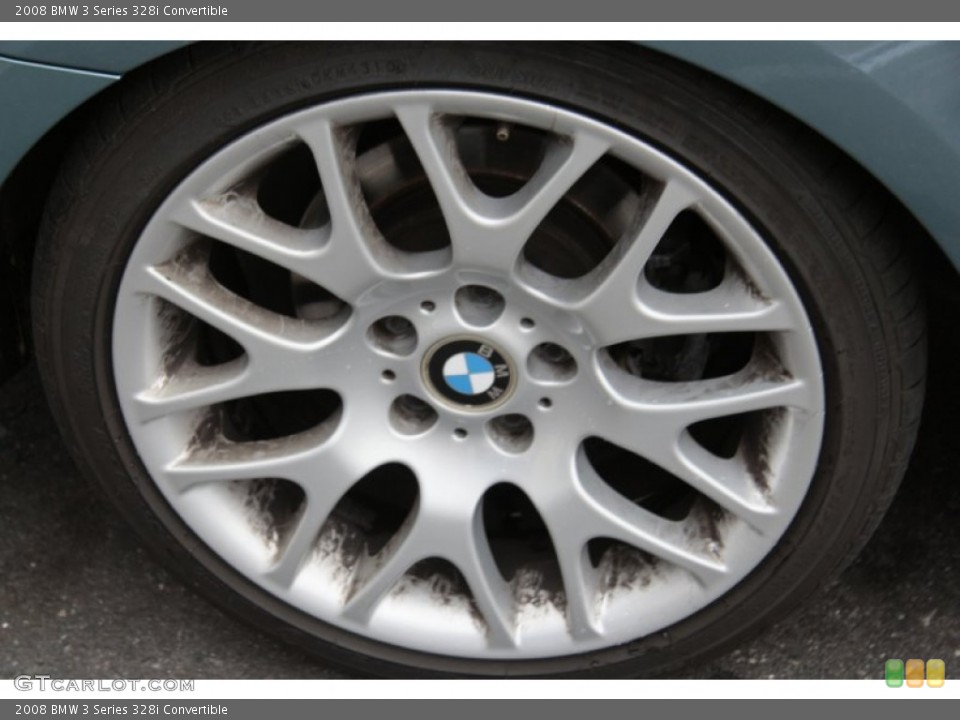 2008 BMW 3 Series 328i Convertible Wheel and Tire Photo #85628248