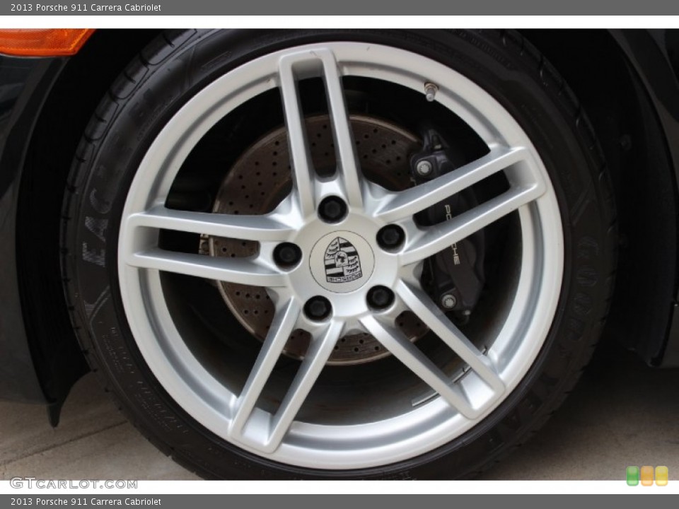 2013 Porsche 911 Carrera Cabriolet Wheel and Tire Photo #85630996