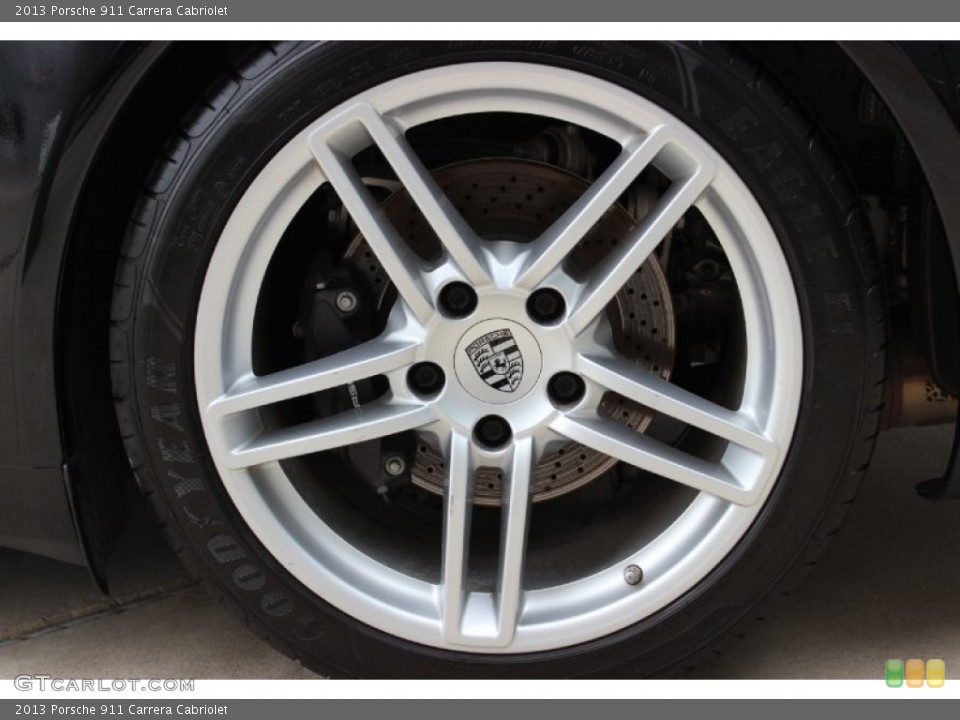 2013 Porsche 911 Carrera Cabriolet Wheel and Tire Photo #85631012