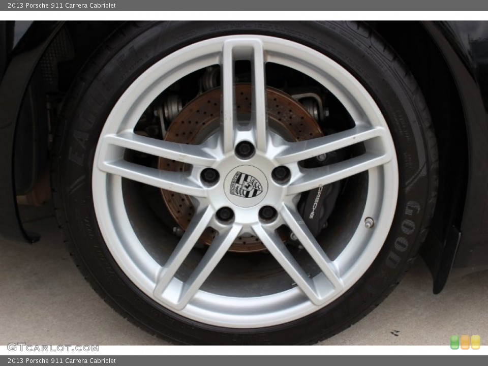 2013 Porsche 911 Carrera Cabriolet Wheel and Tire Photo #85631116