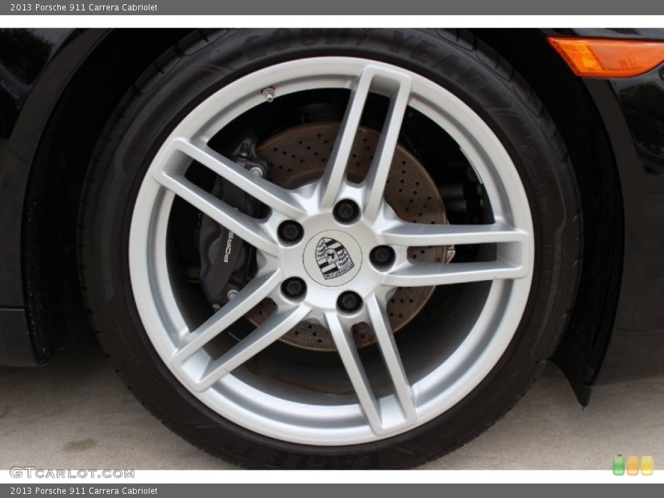 2013 Porsche 911 Carrera Cabriolet Wheel and Tire Photo #85631137