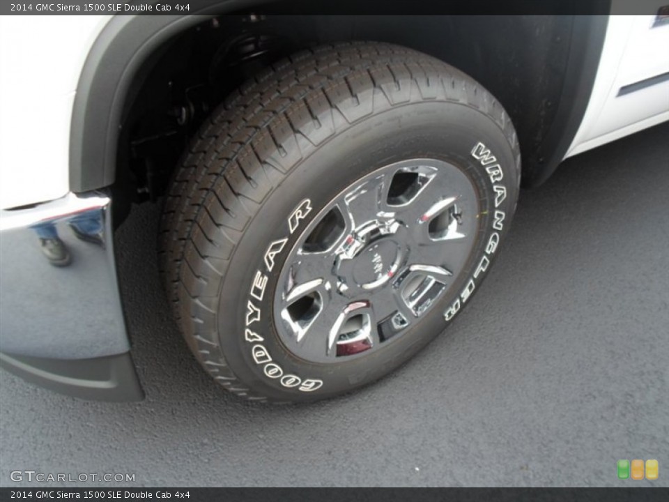 2014 GMC Sierra 1500 SLE Double Cab 4x4 Wheel and Tire Photo #85632301