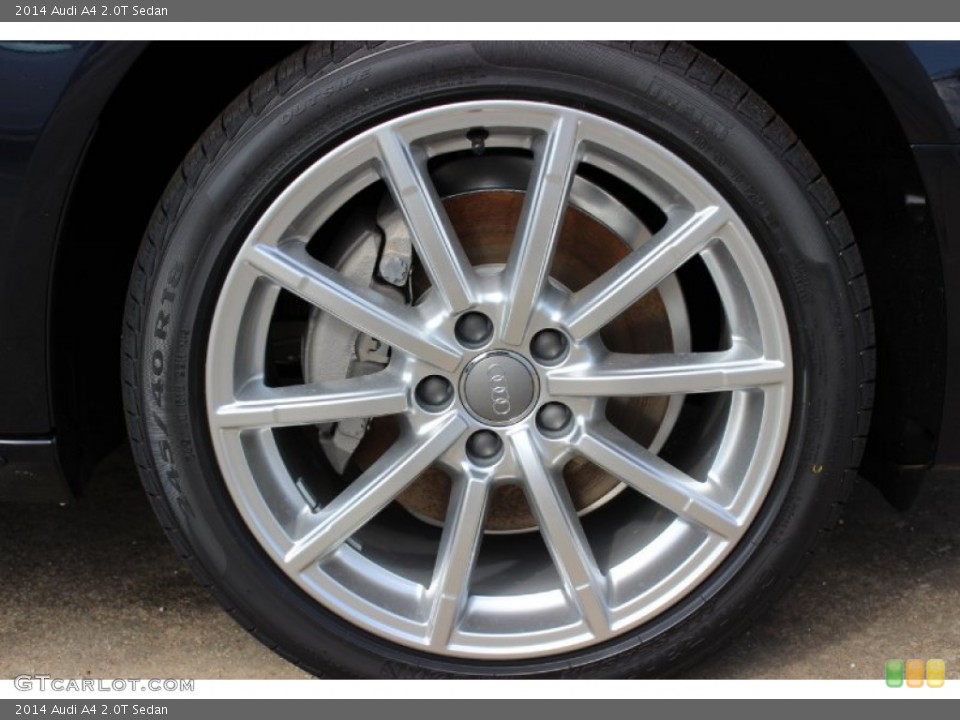 2014 Audi A4 2.0T Sedan Wheel and Tire Photo #85638853