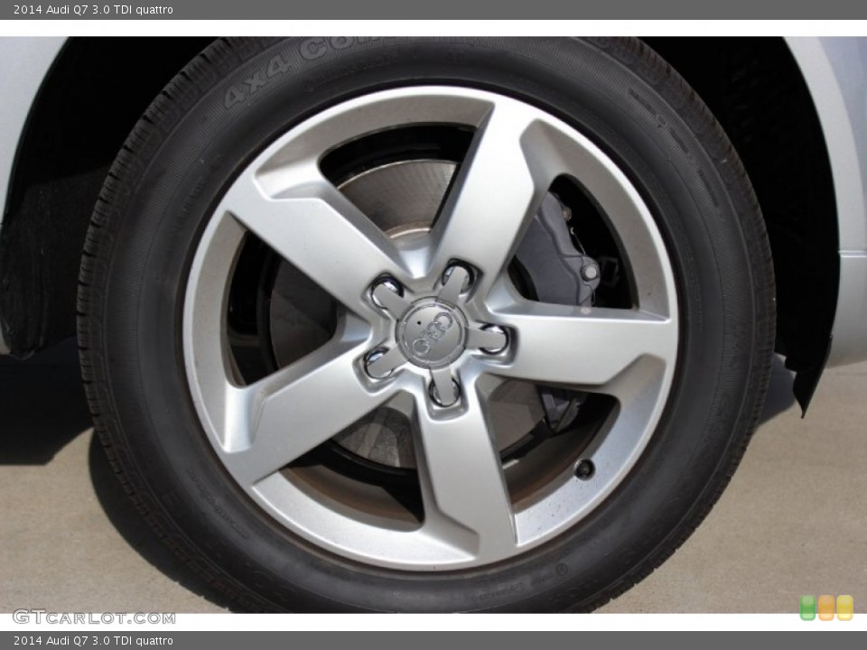 2014 Audi Q7 3.0 TDI quattro Wheel and Tire Photo #85640794