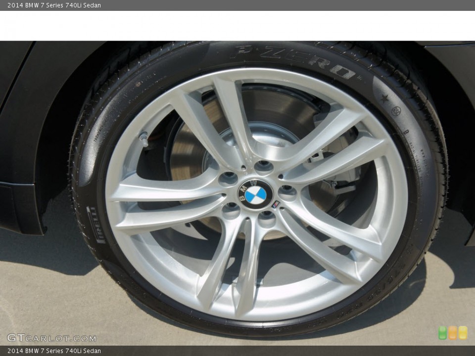 2014 BMW 7 Series 740Li Sedan Wheel and Tire Photo #85647980