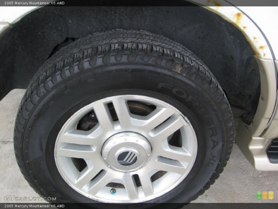 2005 Mercury Mountaineer V6 AWD Wheel and Tire Photo #85648334