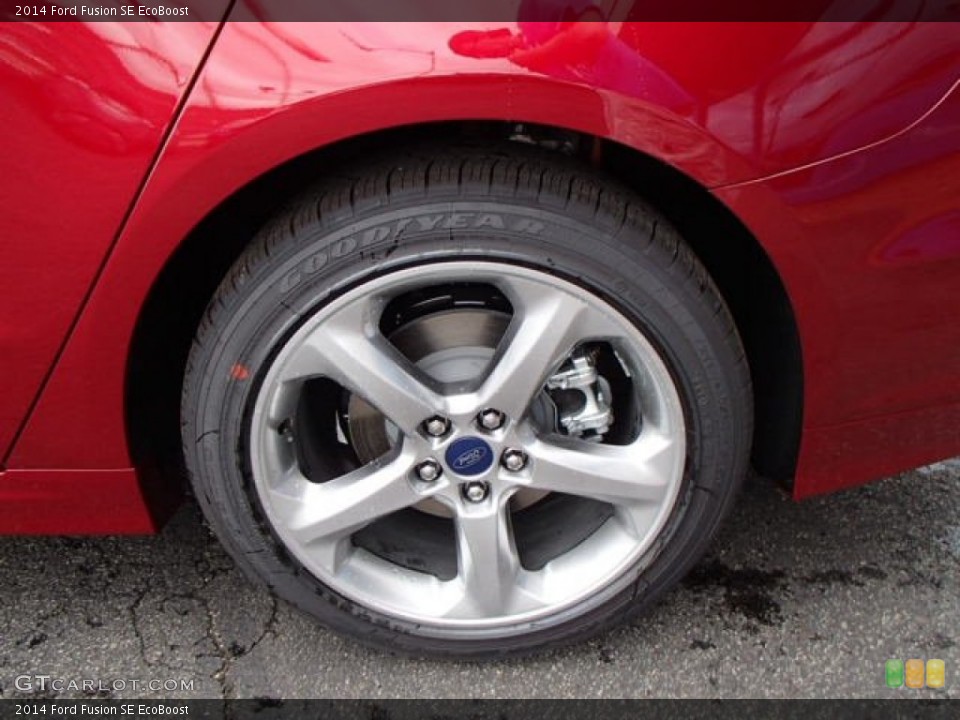 2014 Ford Fusion SE EcoBoost Wheel and Tire Photo #85650050