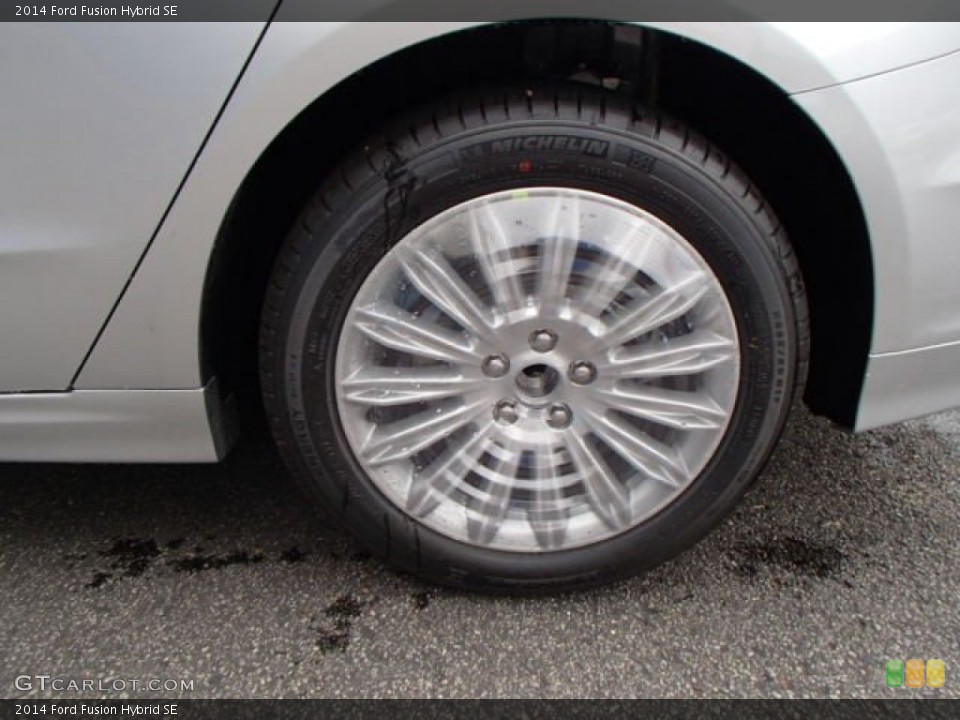 2014 Ford Fusion Hybrid SE Wheel and Tire Photo #85651391