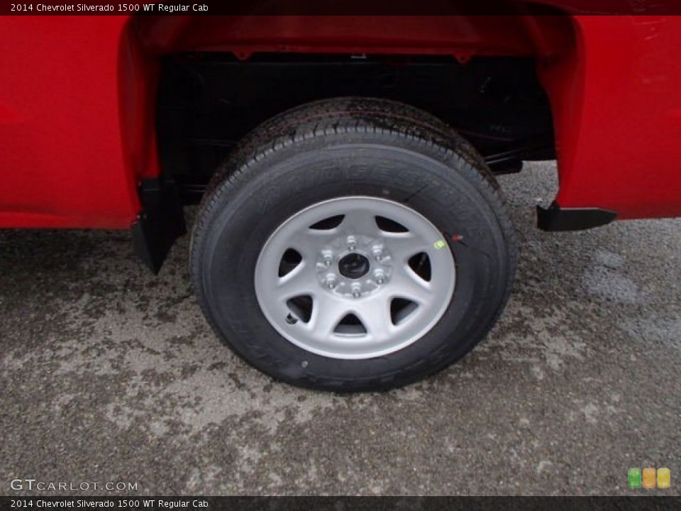 2014 Chevrolet Silverado 1500 WT Regular Cab Wheel and Tire Photo #85652515