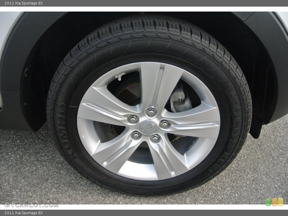 2011 Kia Sportage EX Wheel and Tire Photo #85669002