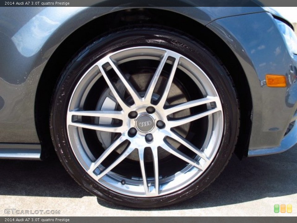 2014 Audi A7 3.0T quattro Prestige Wheel and Tire Photo #85676096