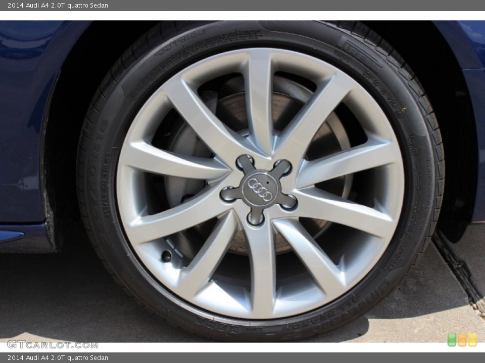 2014 Audi A4 2.0T quattro Sedan Wheel and Tire Photo #85676546