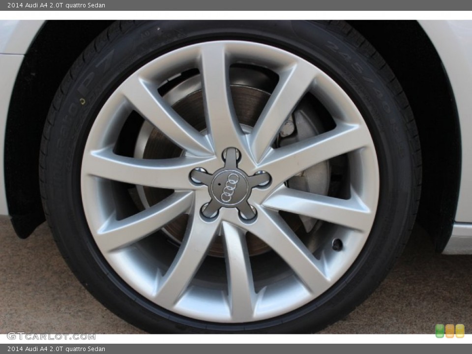 2014 Audi A4 2.0T quattro Sedan Wheel and Tire Photo #85677479