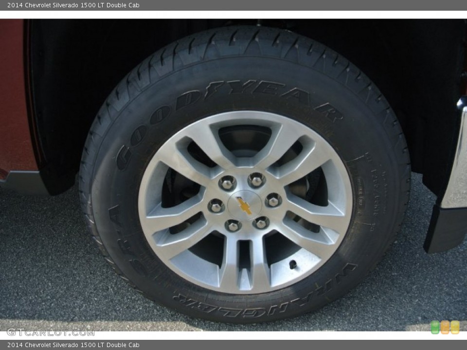 2014 Chevrolet Silverado 1500 LT Double Cab Wheel and Tire Photo #85677578