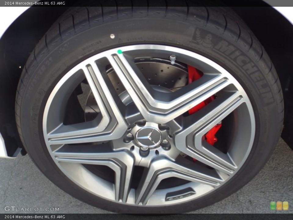 2014 Mercedes-Benz ML 63 AMG Wheel and Tire Photo #85680611