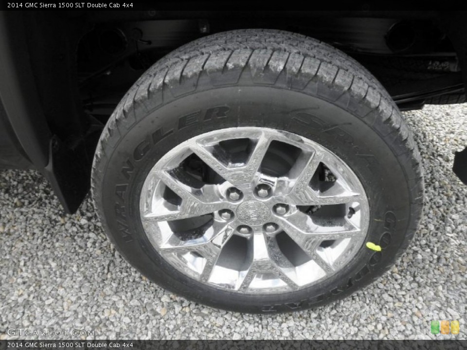2014 GMC Sierra 1500 SLT Double Cab 4x4 Wheel and Tire Photo #85691474