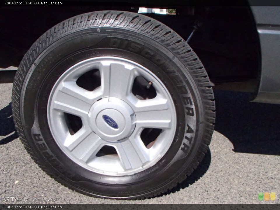 2004 Ford F150 XLT Regular Cab Wheel and Tire Photo #85692677