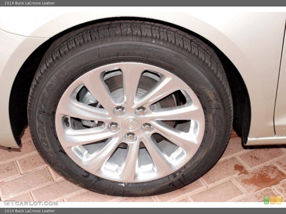 2014 Buick LaCrosse Leather Wheel and Tire Photo #85694141