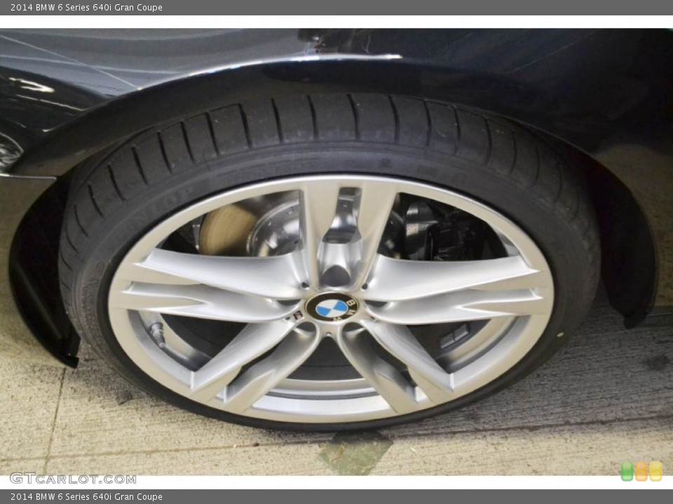 2014 BMW 6 Series 640i Gran Coupe Wheel and Tire Photo #85696253