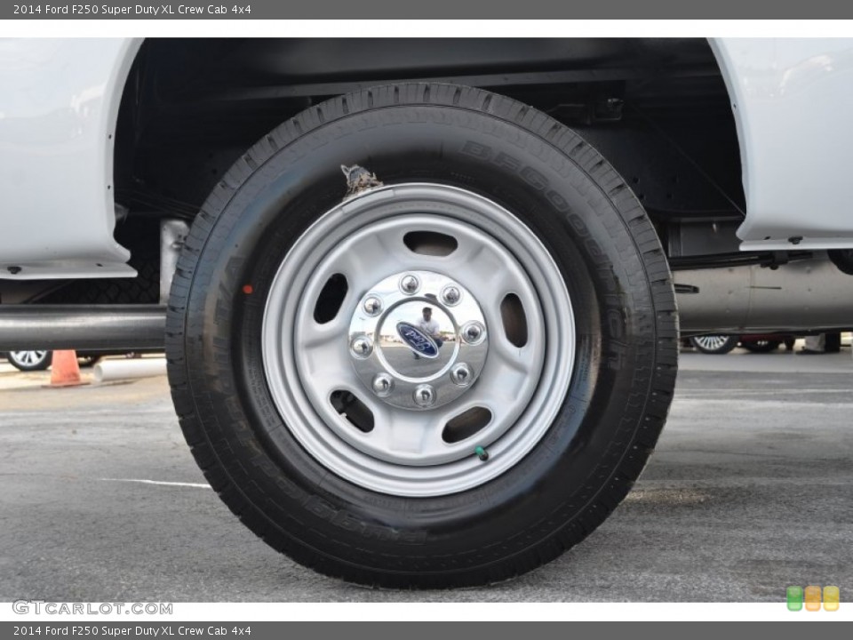 2014 Ford F250 Super Duty XL Crew Cab 4x4 Wheel and Tire Photo #85702396