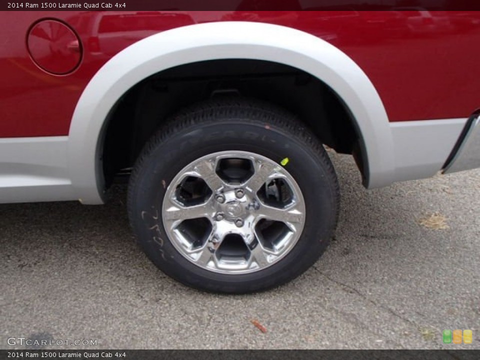 2014 Ram 1500 Laramie Quad Cab 4x4 Wheel and Tire Photo #85705507
