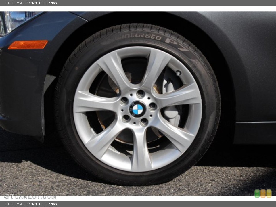 2013 BMW 3 Series 335i Sedan Wheel and Tire Photo #85707922