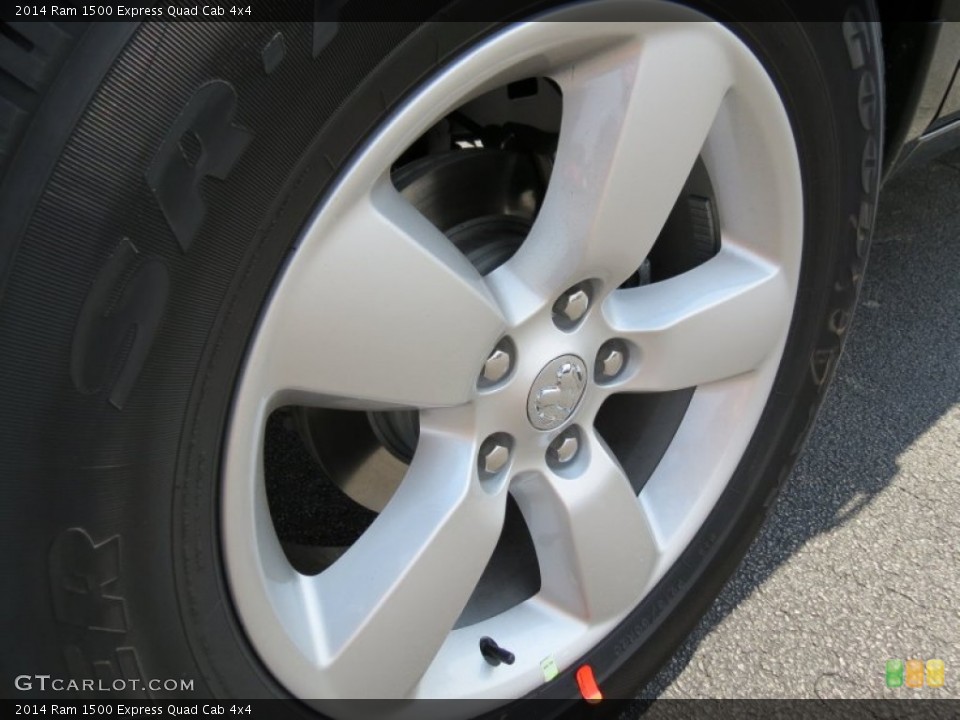 2014 Ram 1500 Express Quad Cab 4x4 Wheel and Tire Photo #85708144