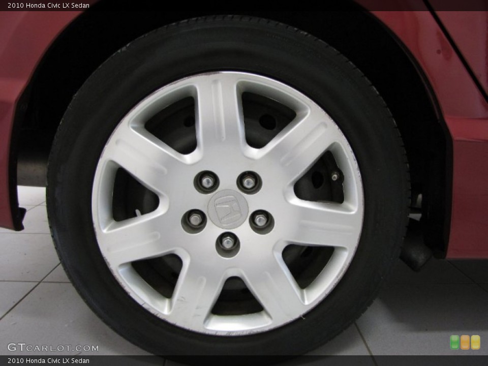 2010 Honda Civic LX Sedan Wheel and Tire Photo #85709238