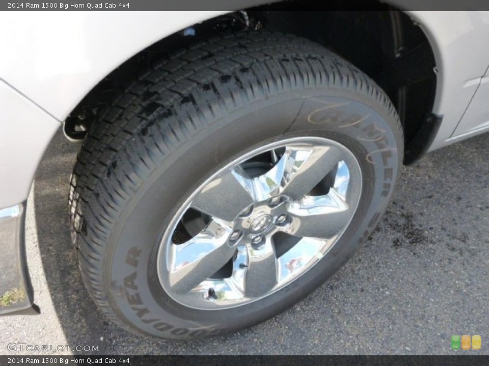 2014 Ram 1500 Big Horn Quad Cab 4x4 Wheel and Tire Photo #85720300