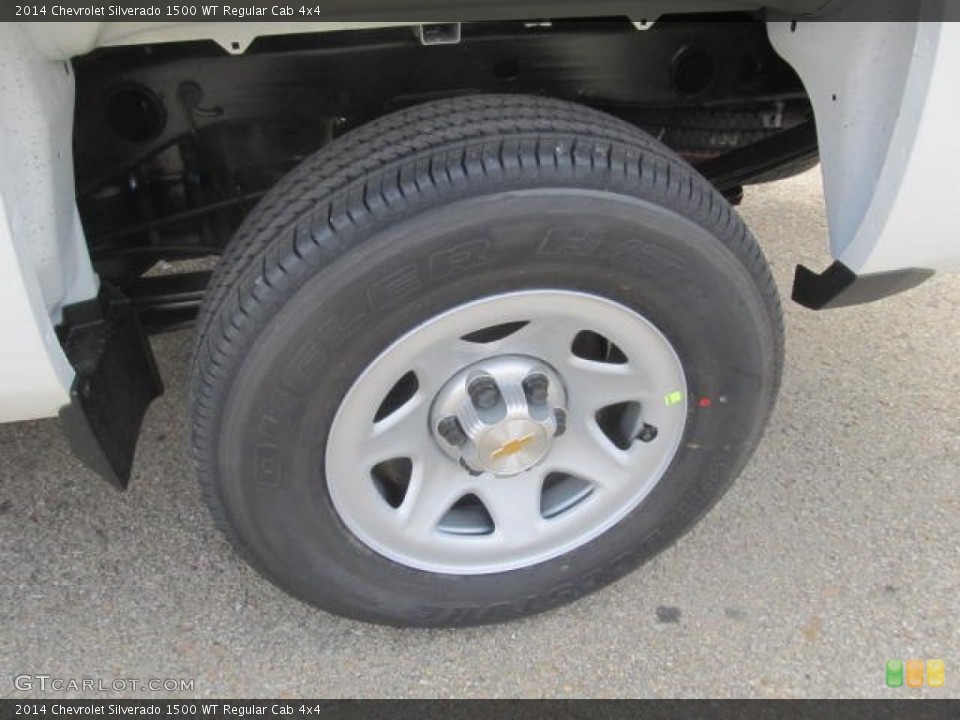 2014 Chevrolet Silverado 1500 WT Regular Cab 4x4 Wheel and Tire Photo #85721125