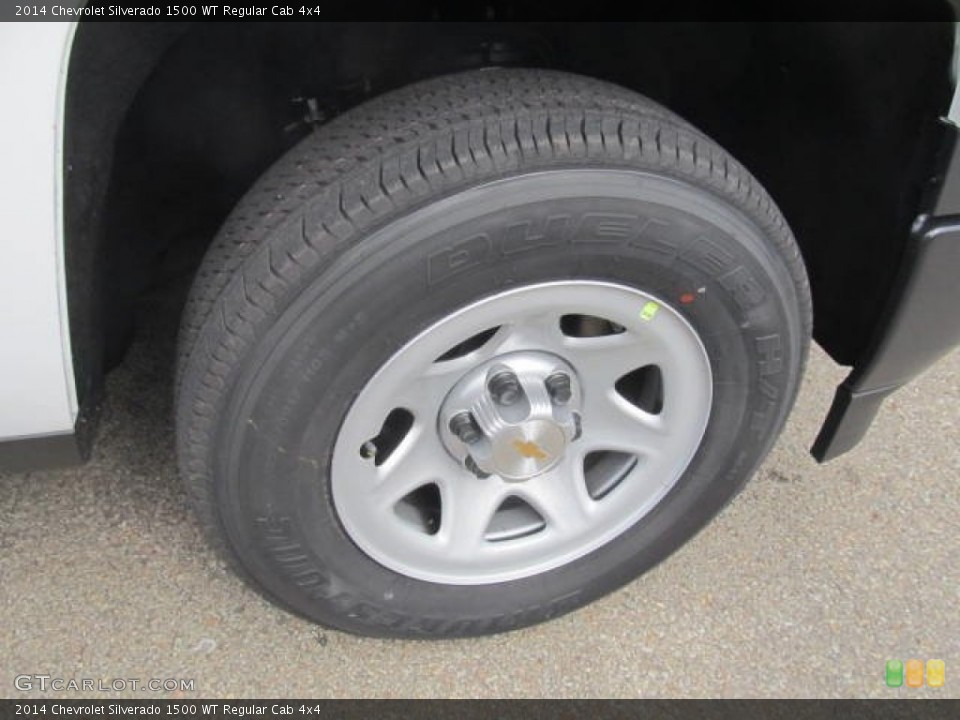2014 Chevrolet Silverado 1500 WT Regular Cab 4x4 Wheel and Tire Photo #85721281