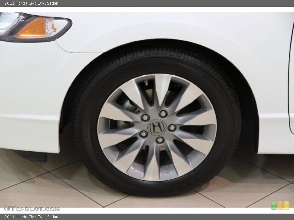 2011 Honda Civic EX-L Sedan Wheel and Tire Photo #85736041