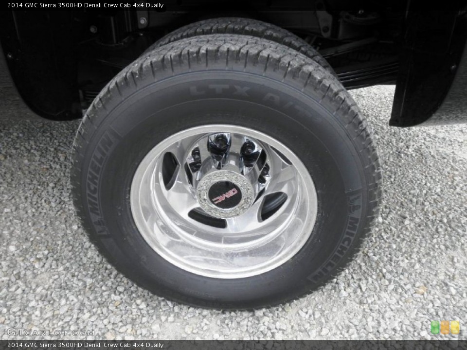 2014 GMC Sierra 3500HD Denali Crew Cab 4x4 Dually Wheel and Tire Photo #85740913