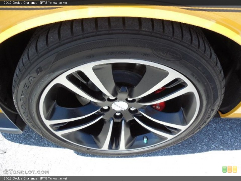 2012 Dodge Challenger SRT8 Yellow Jacket Wheel and Tire Photo #85745286