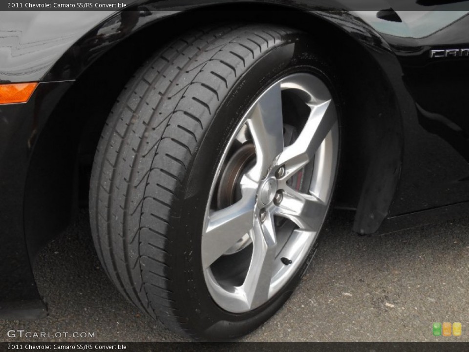 2011 Chevrolet Camaro SS/RS Convertible Wheel and Tire Photo #85749494