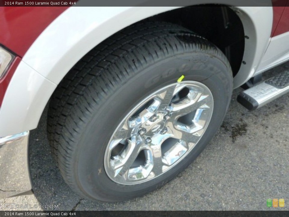 2014 Ram 1500 Laramie Quad Cab 4x4 Wheel and Tire Photo #85760175