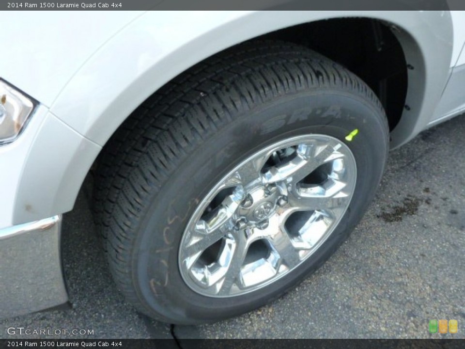 2014 Ram 1500 Laramie Quad Cab 4x4 Wheel and Tire Photo #85760538