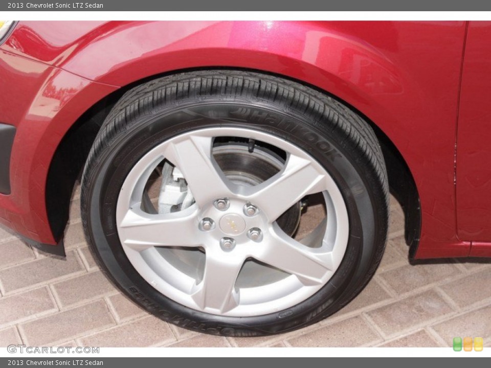 2013 Chevrolet Sonic LTZ Sedan Wheel and Tire Photo #85771201