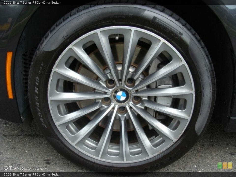 2011 BMW 7 Series 750Li xDrive Sedan Wheel and Tire Photo #85780729